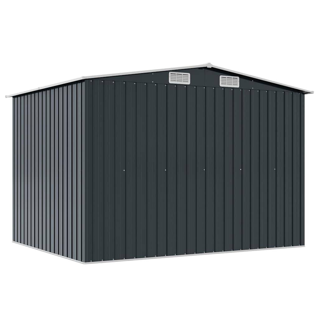 Vidaxl - Abri de jardin 5.27m² Anthracite Acier Galvanisé - 257x205x178 cm - vidaXL - Image 7