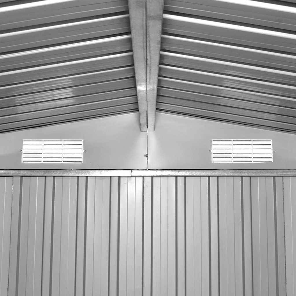Vidaxl - Abri de jardin 5.27m² Anthracite Acier Galvanisé - 257x205x178 cm - vidaXL - Image 6