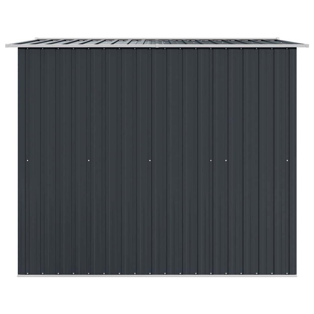 Vidaxl - Abri de jardin 5.27m² Anthracite Acier Galvanisé - 257x205x178 cm - vidaXL - Image 7
