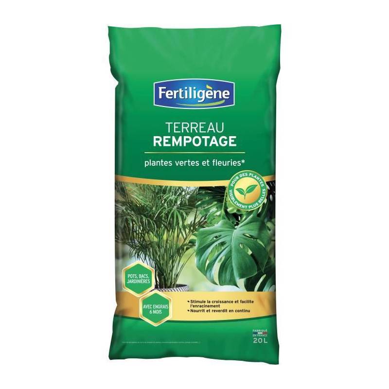Fertiligène - Fertiligene -  Terreau Rempotage Plantes Vertes - 6l - Image 2