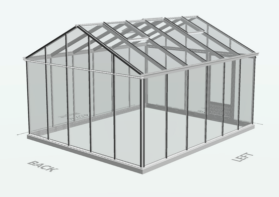 25m² - Serre en verre trempé - Euro Plus - Alu - 25m² - ALUMINIUM - L'atelier Des Serres - Image 7