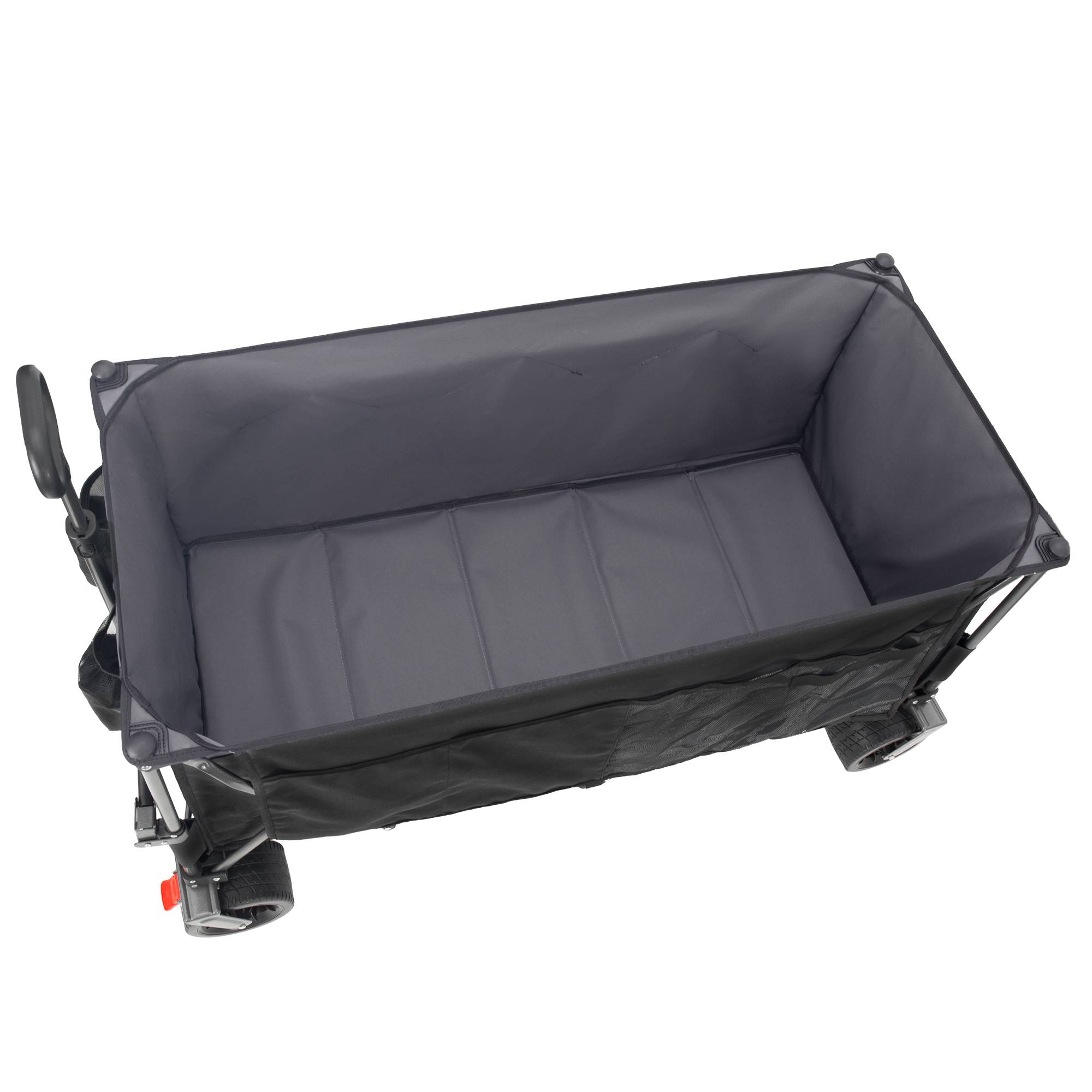 ComfortXL - Chariot pliable XXL 300 L en acier pour jardin et camping charge 250 kg noir et gris - ComfortXL Outdoor Living - Image 7