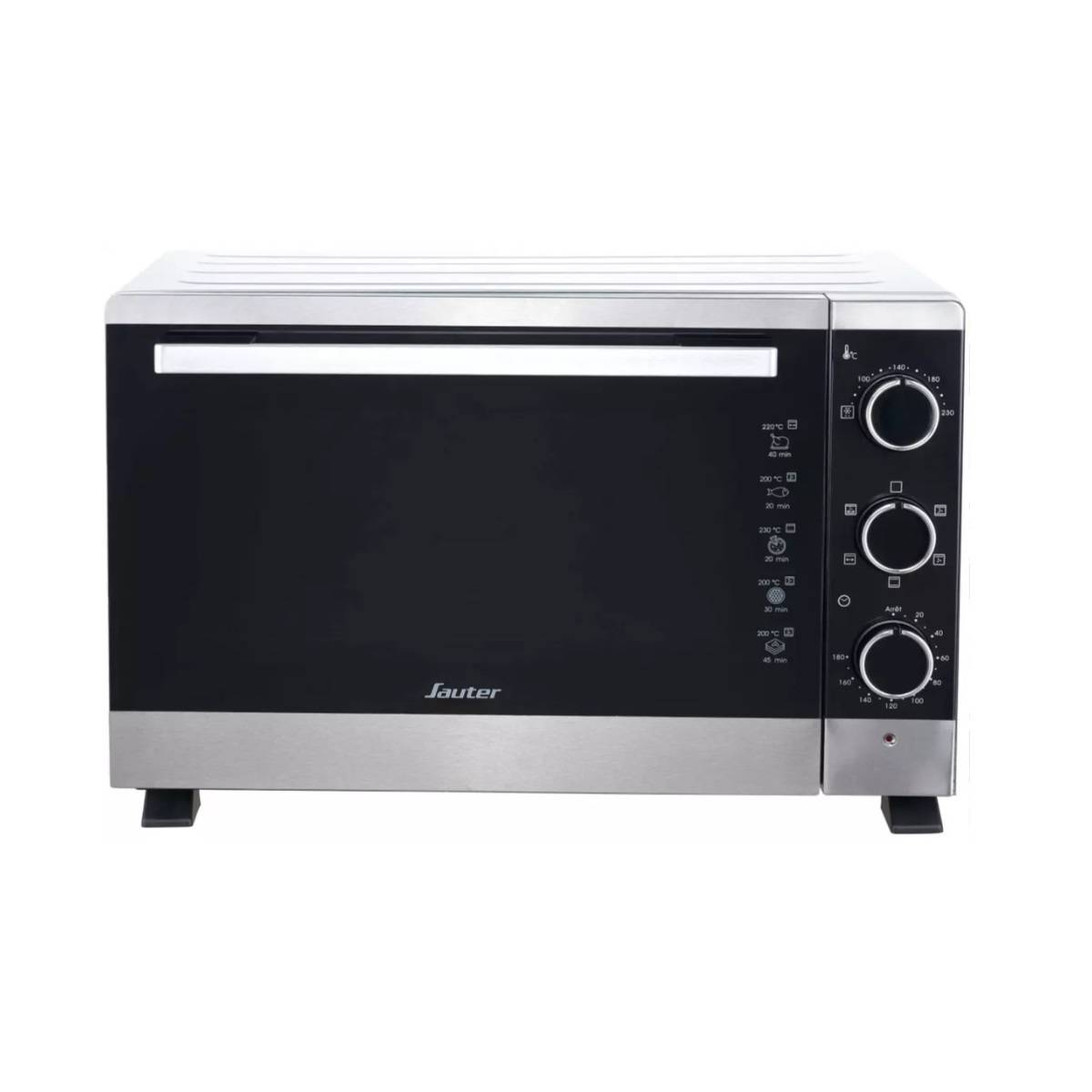 Mini four 60l 2200w silver SMF60MX Sauter - Image 1