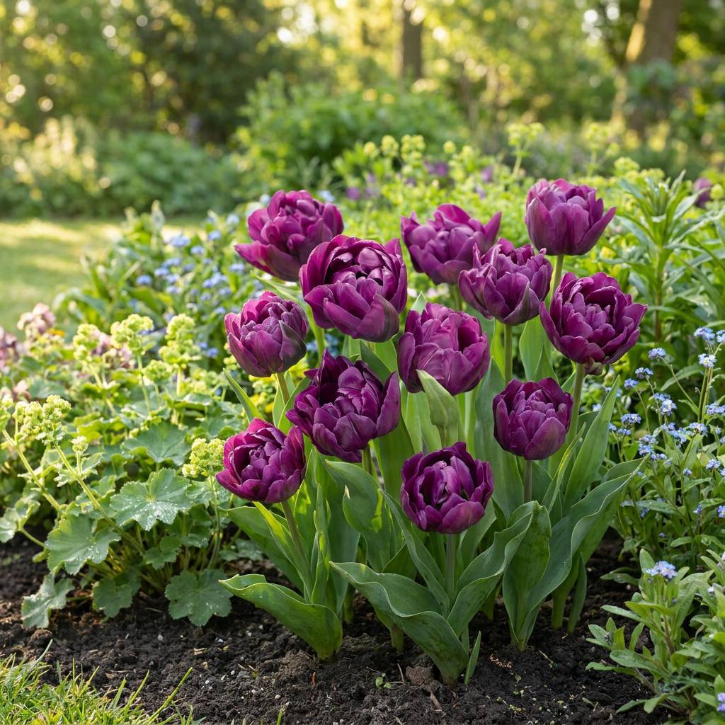 La Green Touch - Tulipe double lilas - 24 bulbes - Image 2