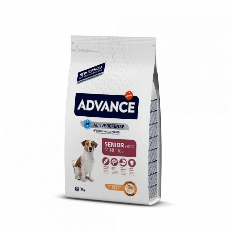 CROQUETTES CHIEN SENIOR MINI - ADVANCE 3 kg - Image 1