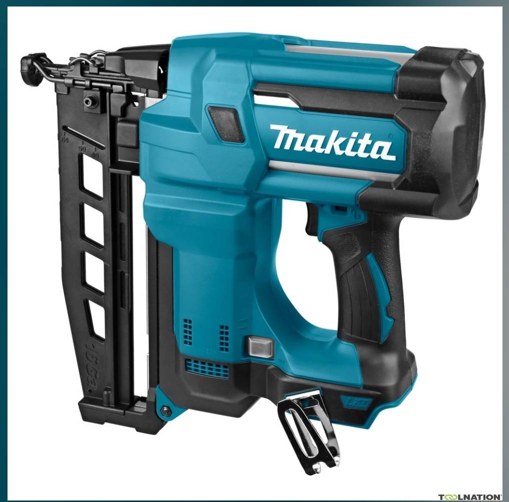 Makita - Cloueur sans fil 18V LXT 16 Ga 25 - 64 mm - MAKITA - avec 2 batteries 18v 5.0Ah - chargeur - MakPac - DBN600RTJ - Image 5
