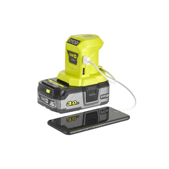 Ryobi - Chargeur USB RYOBI 18V One+ - 2 ports USB - R18USB-0 - Image 2