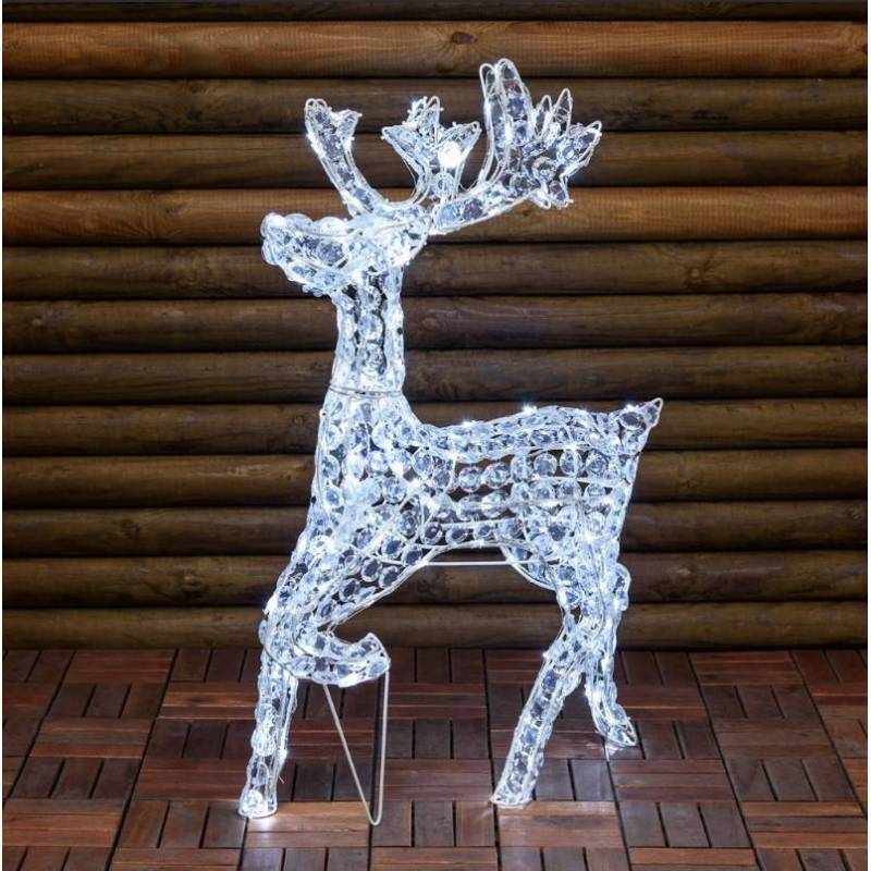 Lotti - Renne lumineux élégant 85CM 200 LED blanc froid fixe extérieur professionnel Lotti - Image 4
