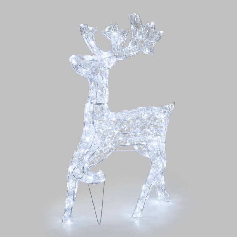 Lotti - Renne lumineux élégant 85CM 200 LED blanc froid fixe extérieur professionnel Lotti - Image 1