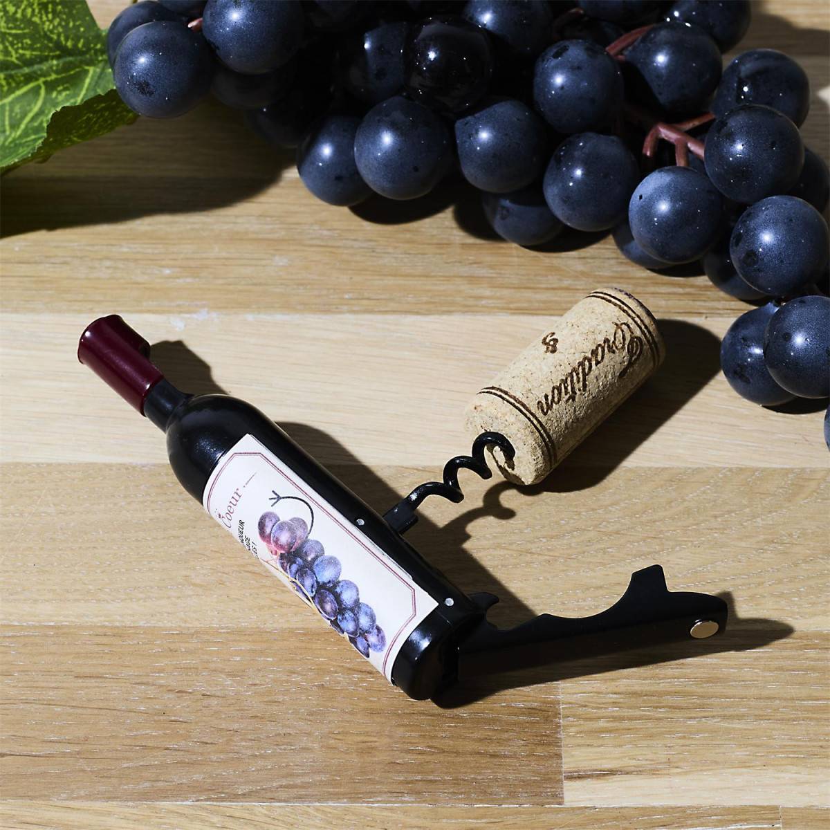 Cook Concept - Tire-Bouchon Aimanté "Bouteille de Vin" 11cm Noir - Image 3