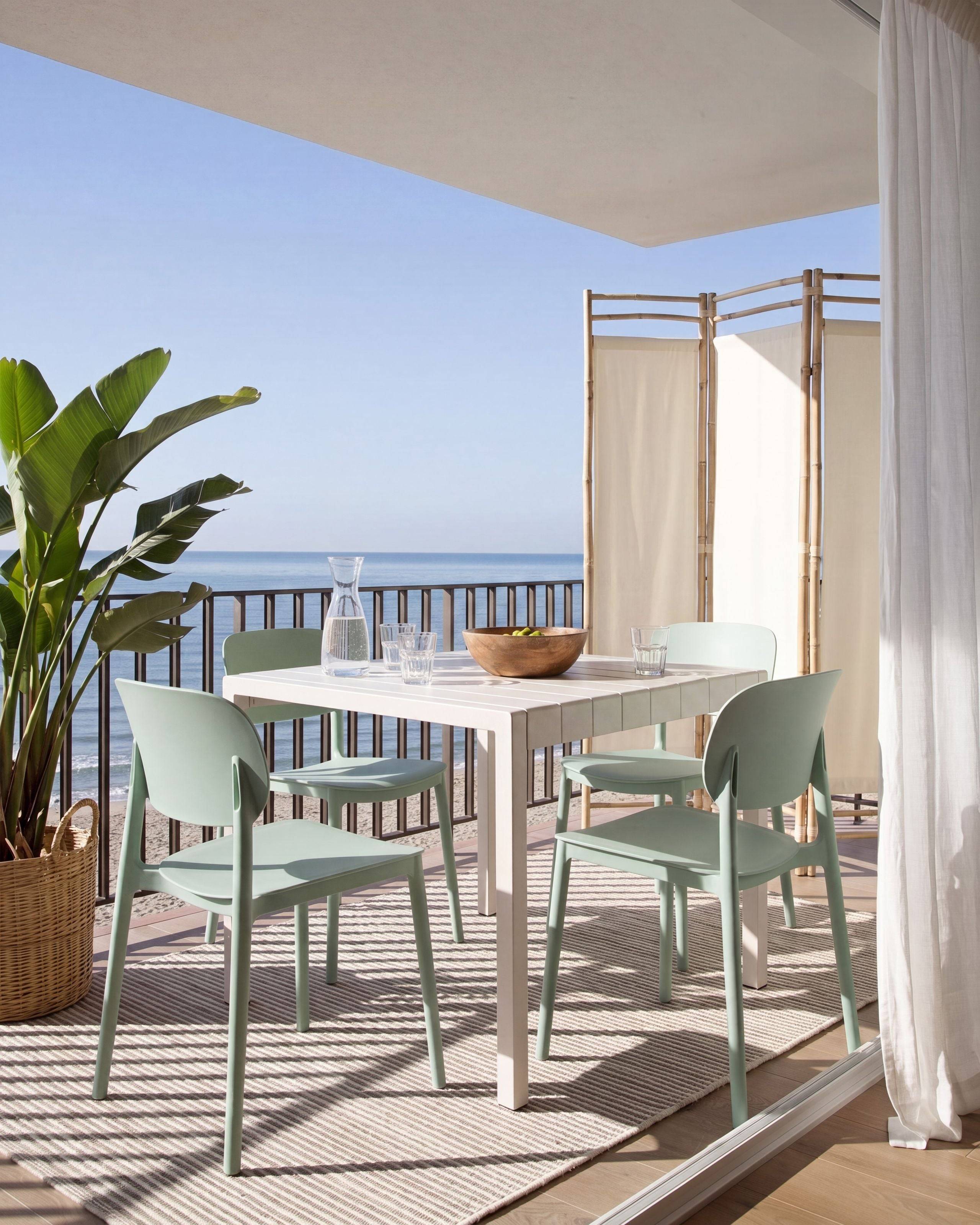 Beliani - Chaise de jardin Polypropylène Vert clair TUPIZA - Beliani - Image 1