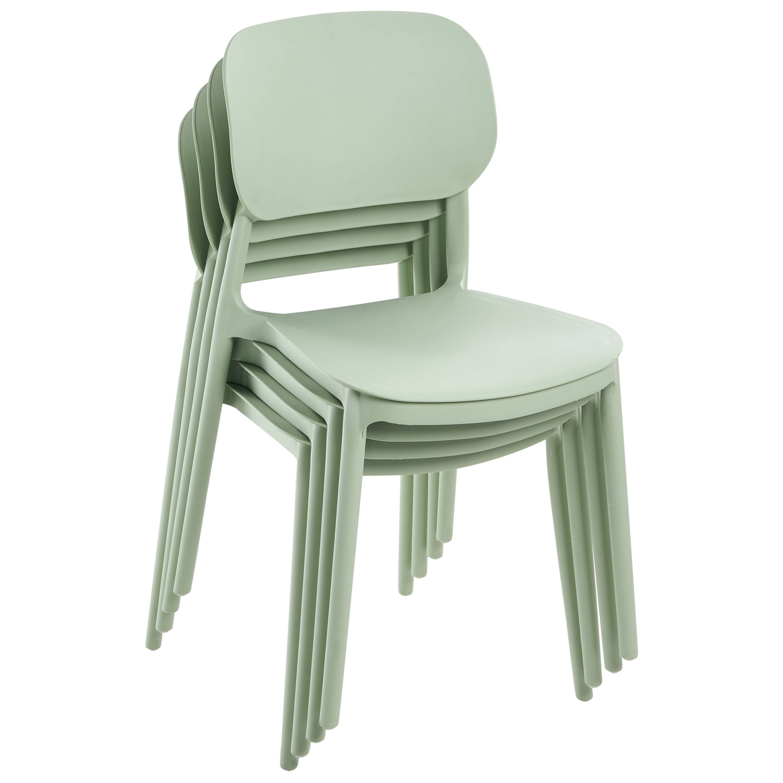Beliani - Chaise de jardin Polypropylène Vert clair TUPIZA - Beliani - Image 5