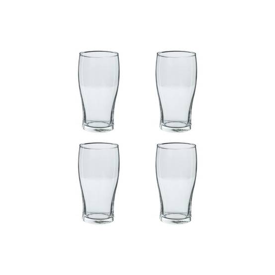 Lot de 4 Verres à Bière "Pinte" 57cl Transparent - Image 1