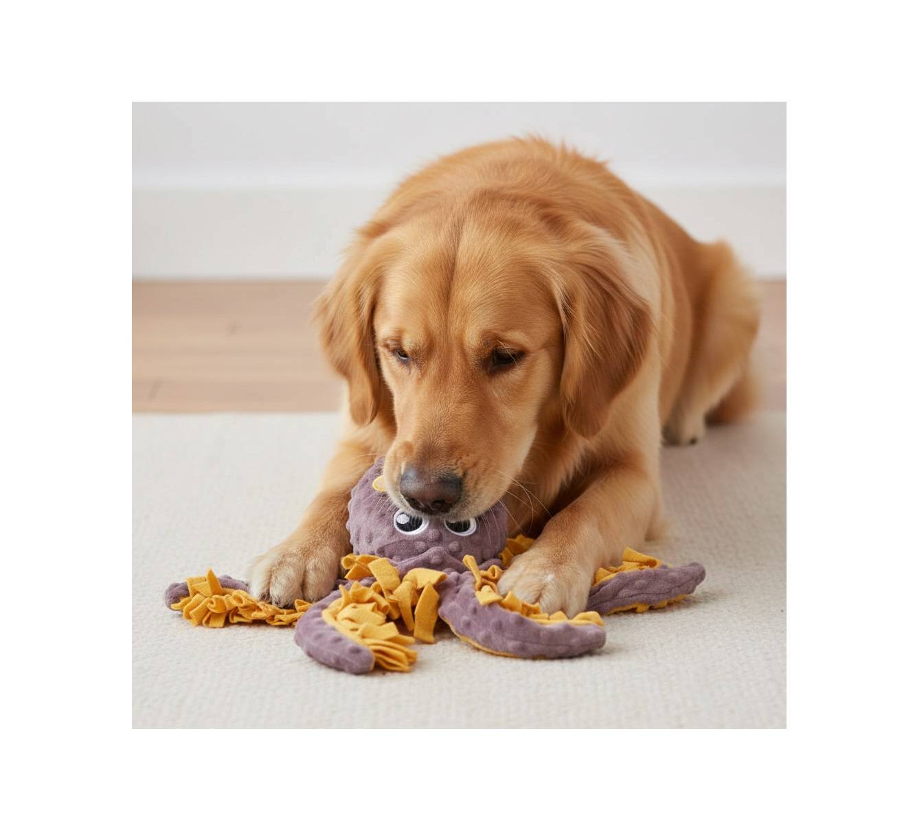 Eden - Jeu d'occupation et de fouille Morgane calamar pour chien 47 cm - Image 4