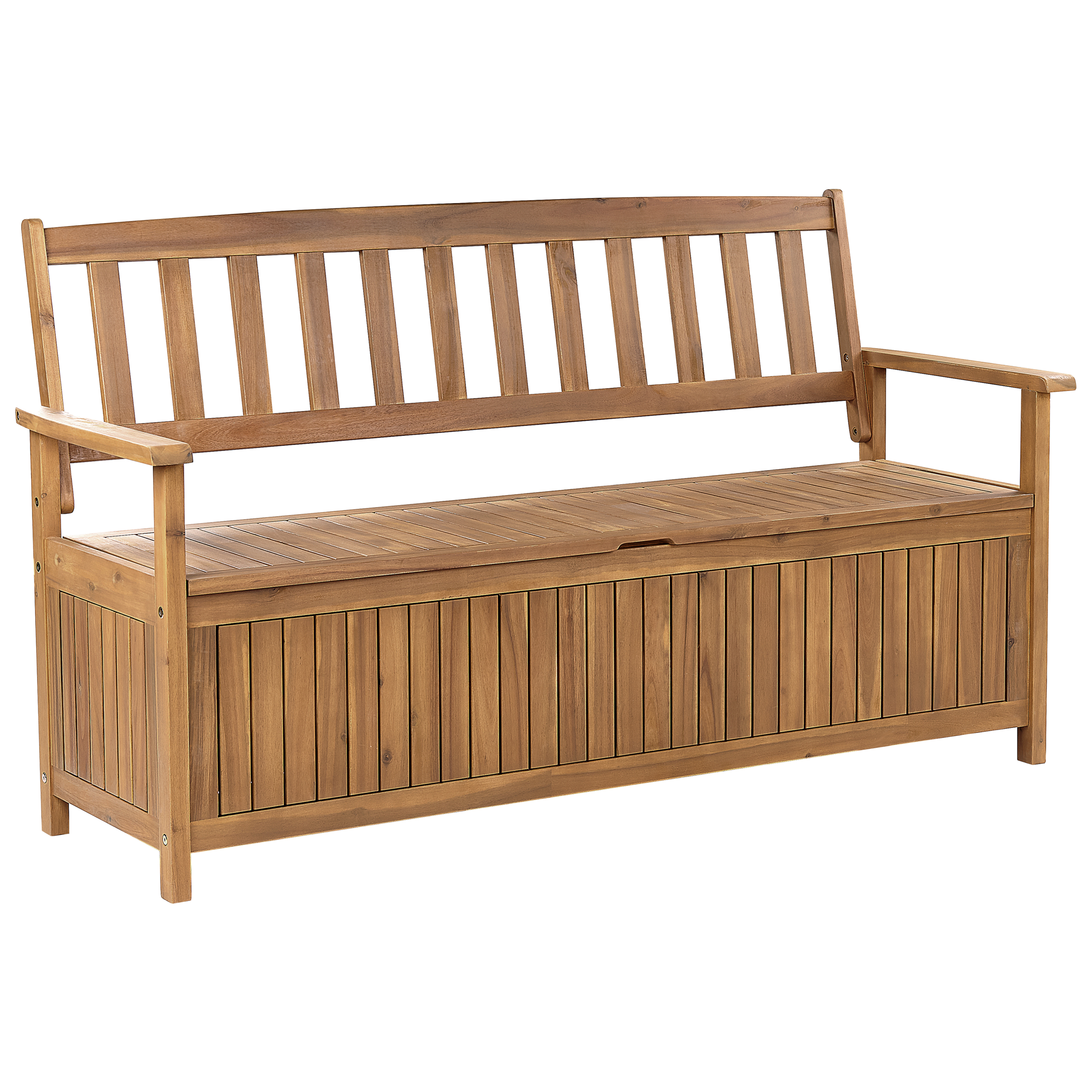 Beliani - Banc, 3 Personnes Acacia Taupe SOVANA - Beliani - Image 6