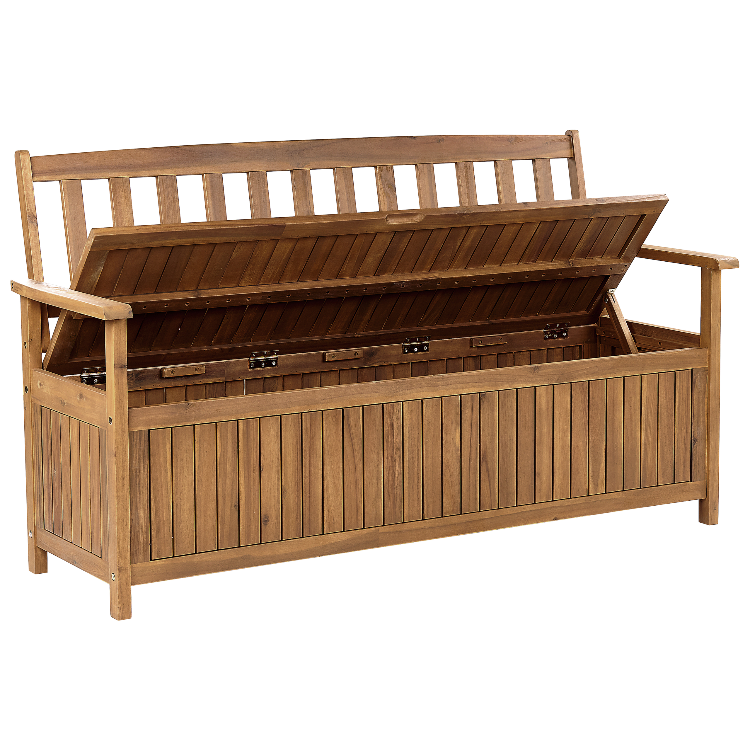 Beliani - Banc, 3 Personnes Acacia Taupe SOVANA - Beliani - Image 5