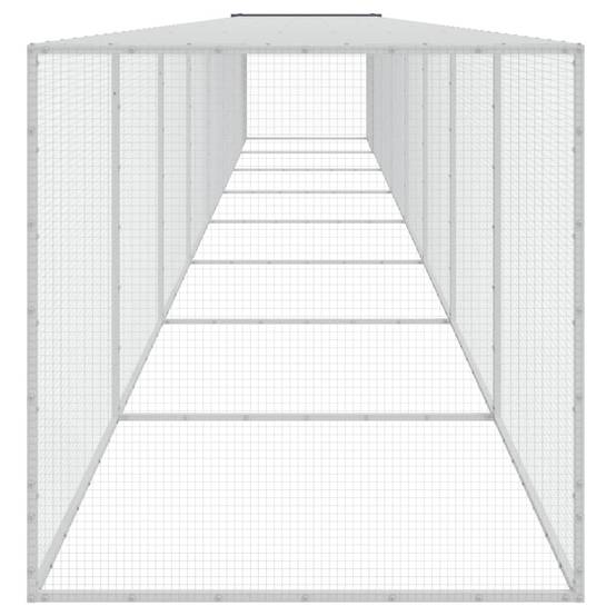 Vidaxl - Poulailler avec toit anthracite 803x98x90 cm acier galvanisé vidaXL 3189042 - Image 5