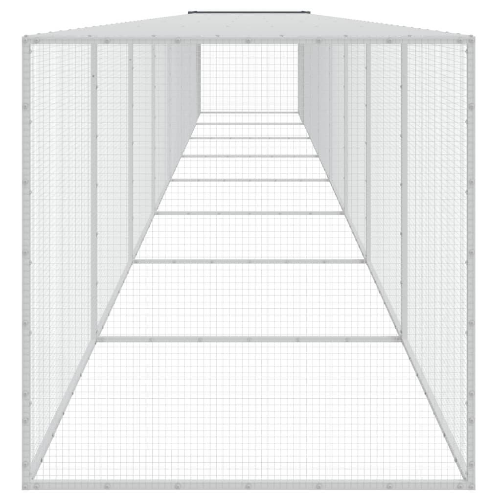 Vidaxl - Poulailler avec toit anthracite 803x98x90 cm acier galvanisé vidaXL 3189042 - Image 5