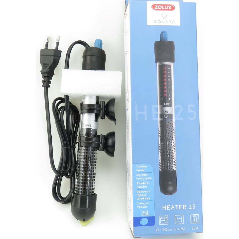 Zolux - Chauffage d'aquarium heater 25 zolux 25 W longueur 23 cm - Image 1