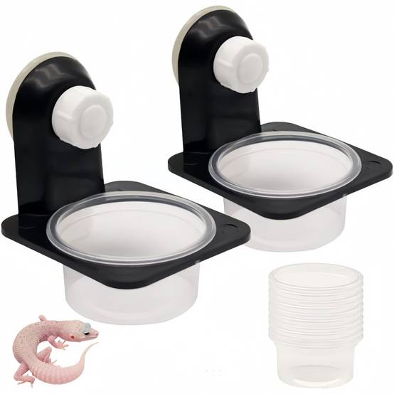 Tasses d'alimentation pour reptiles - Lytech - Image 1