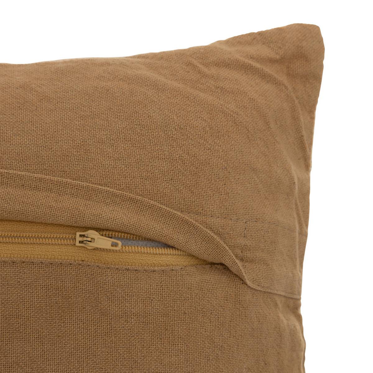 Coussin décoratif Beige Lin Jacquard 30 x 50 cm - Image 3