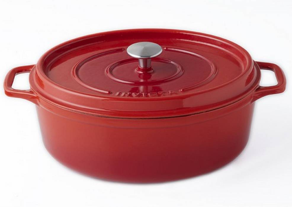 Invicta - Daubière en fonte émaillée 33cm rubis PUV403330 Invicta