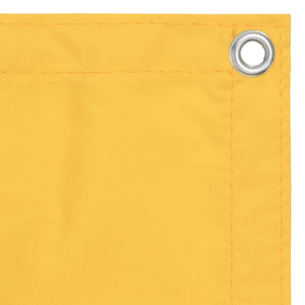 Helloshop26 - Écran de balcon brise pare vue protection confidentialité 75 x 300 cm tissu oxford jaune - Image 3