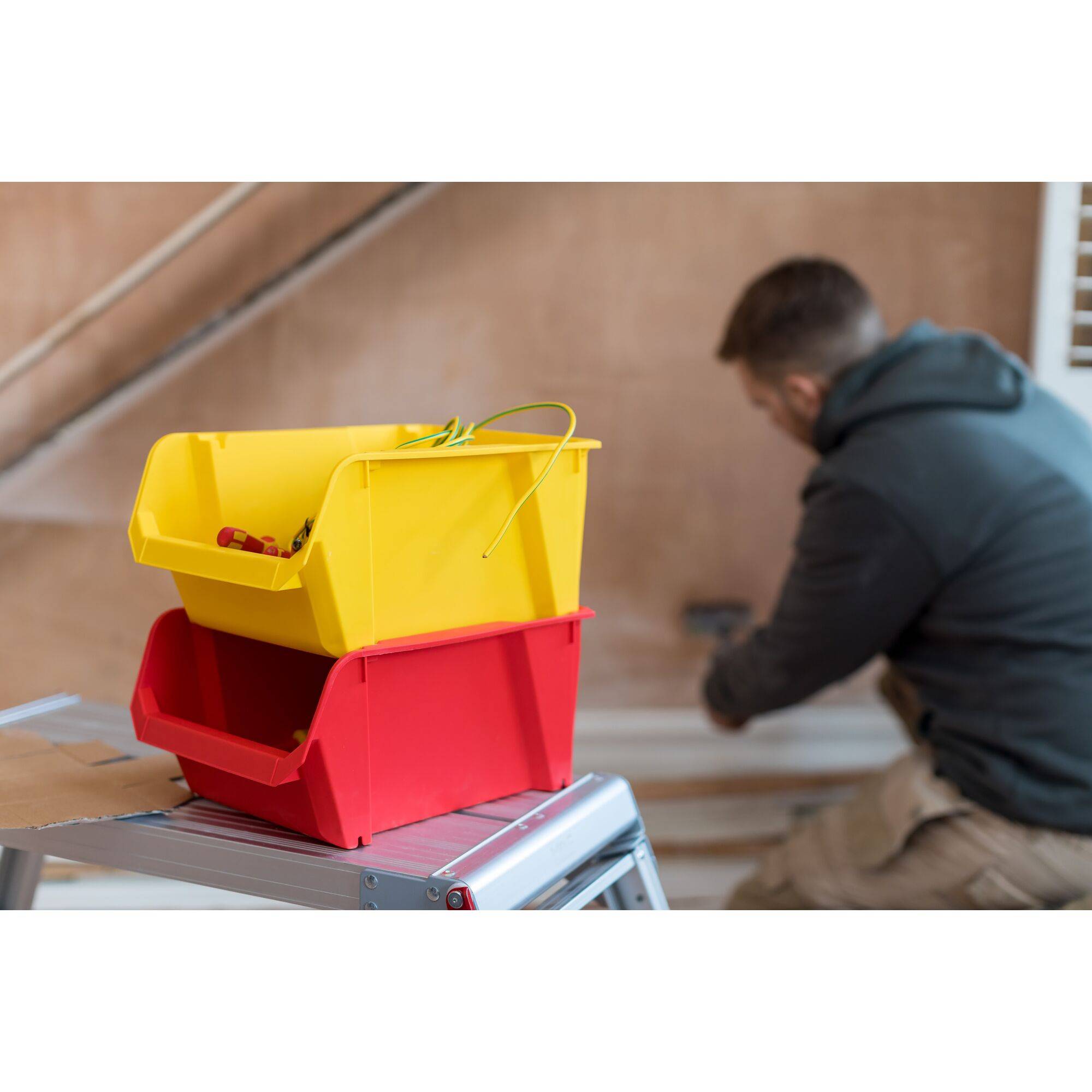 stanley - STANLEY Bac de rangement Rouge - 6,4 L - STST82742-1 - Image 3