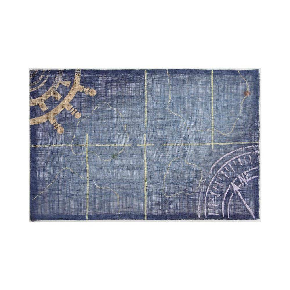 Aubry Gaspard - Lot de 6 sets de table en sinamay Roue de bateau - Image 2