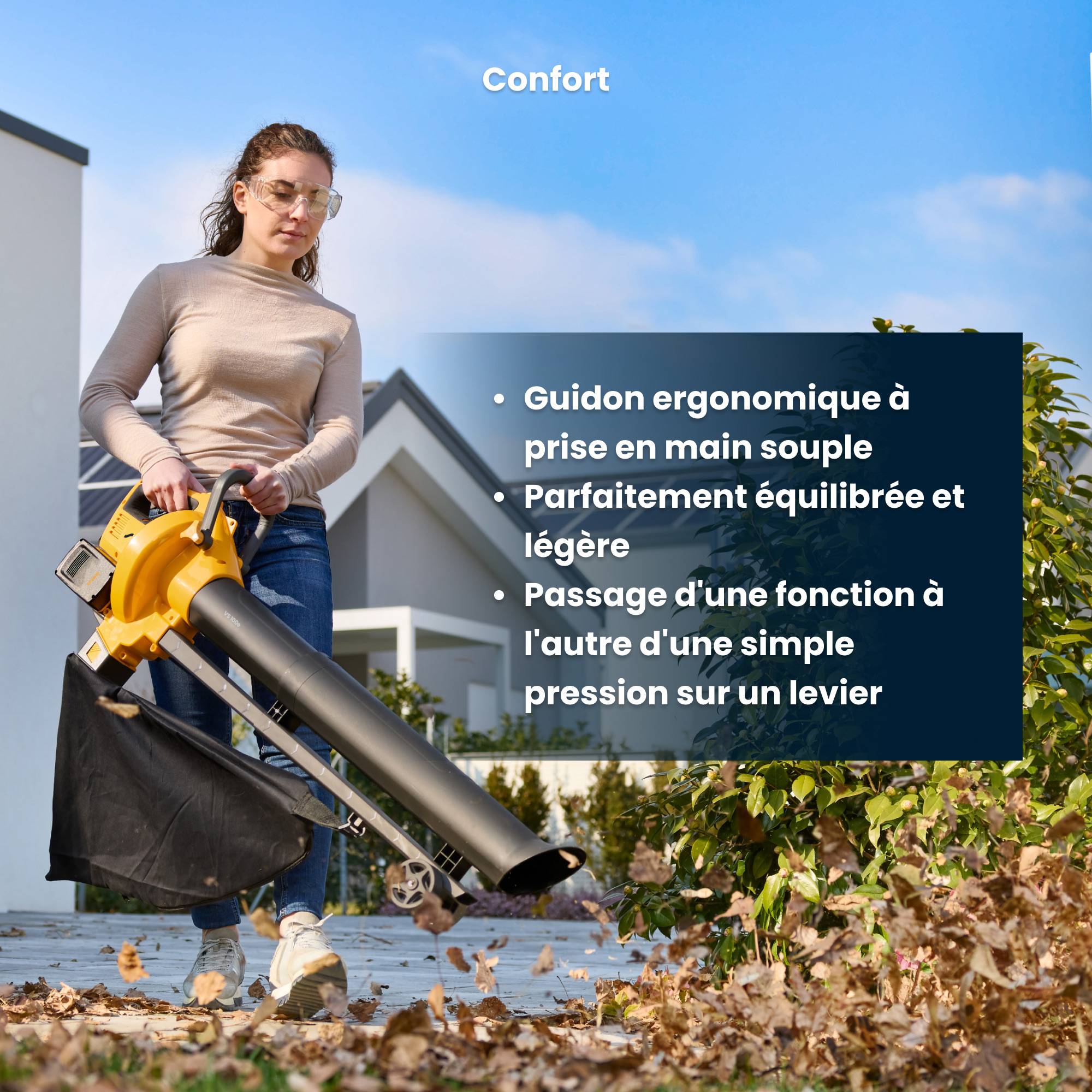 Stiga - Kit aspirateur-broyeur-souffleur VS 100e, 2 batteries 20V, sac 45L, 3-en-1 - STIGA - Image 5