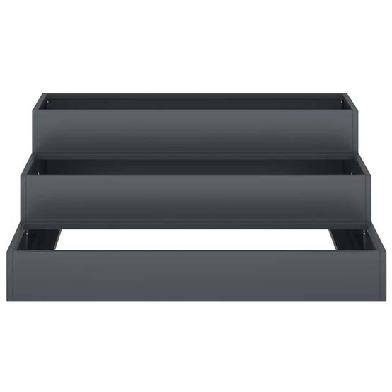 Jardinière Carrée Acier Potager Surélevé Jardin Anthracite 90cm – ComfortXL Outdoor Living - Image 6
