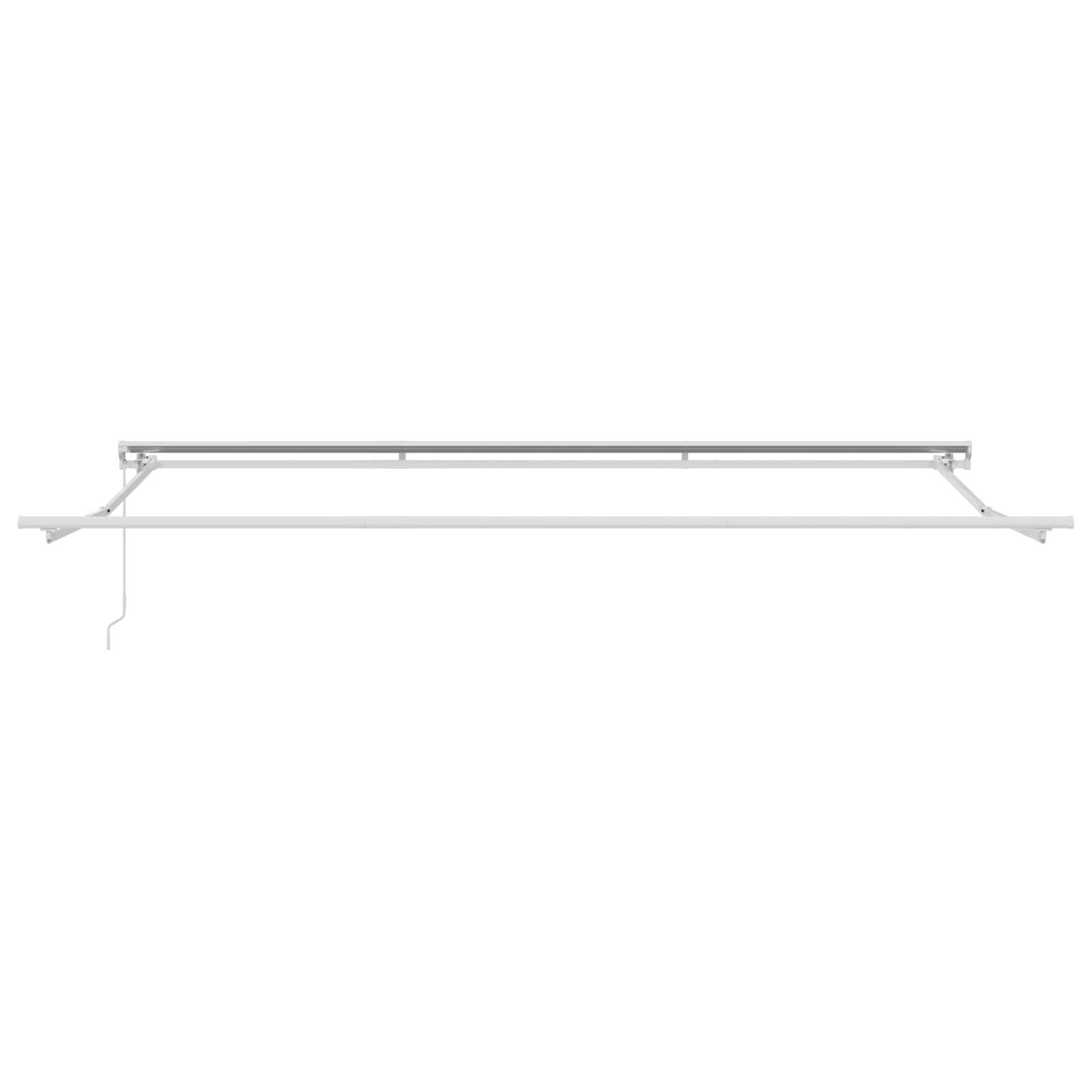 PANGIVO - Store rétractable manuel Polyester Anthracite et blanc 4 x 3,5 m - PANGIVO - Image 4