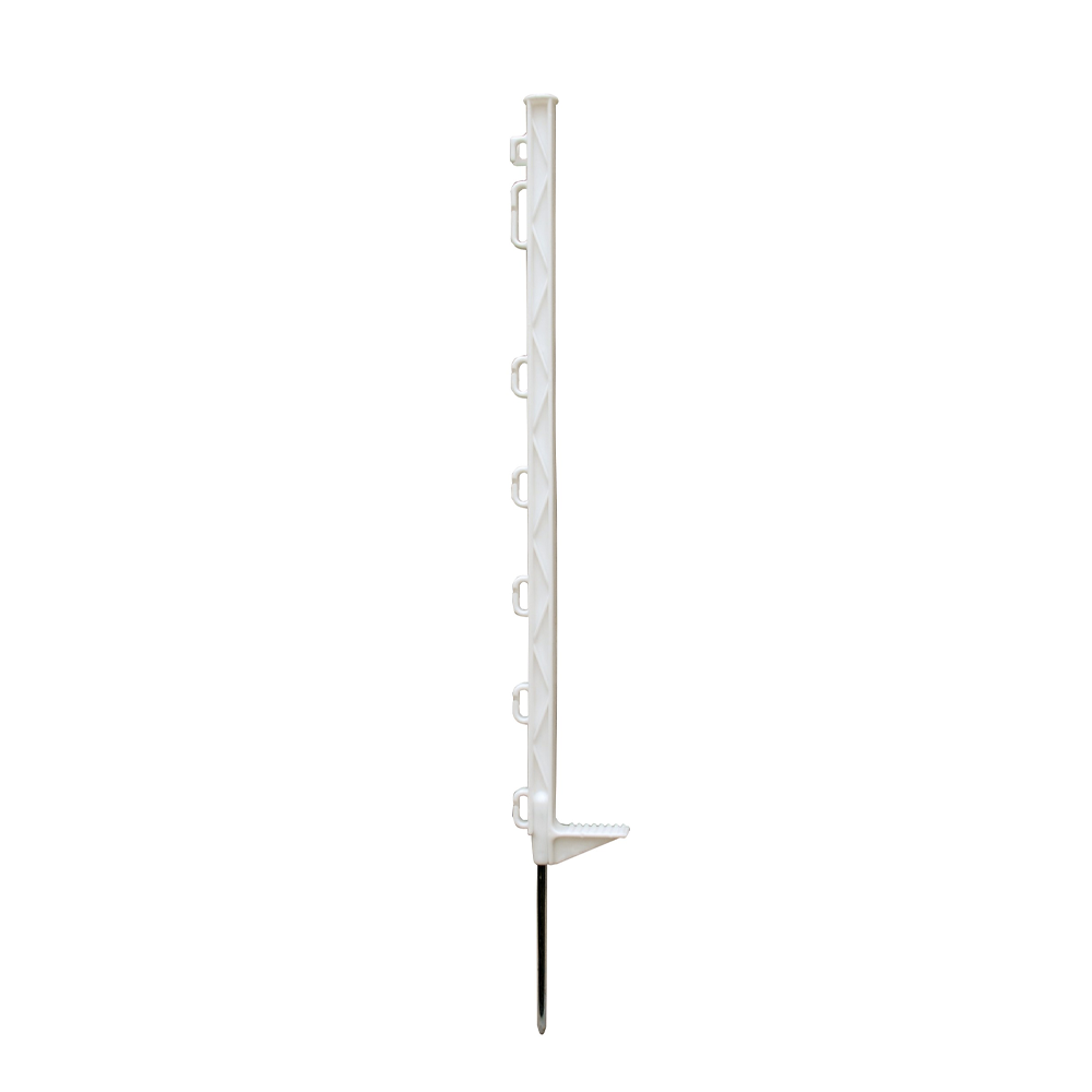Horizont - 10 piquets blancs plastique 75 cm