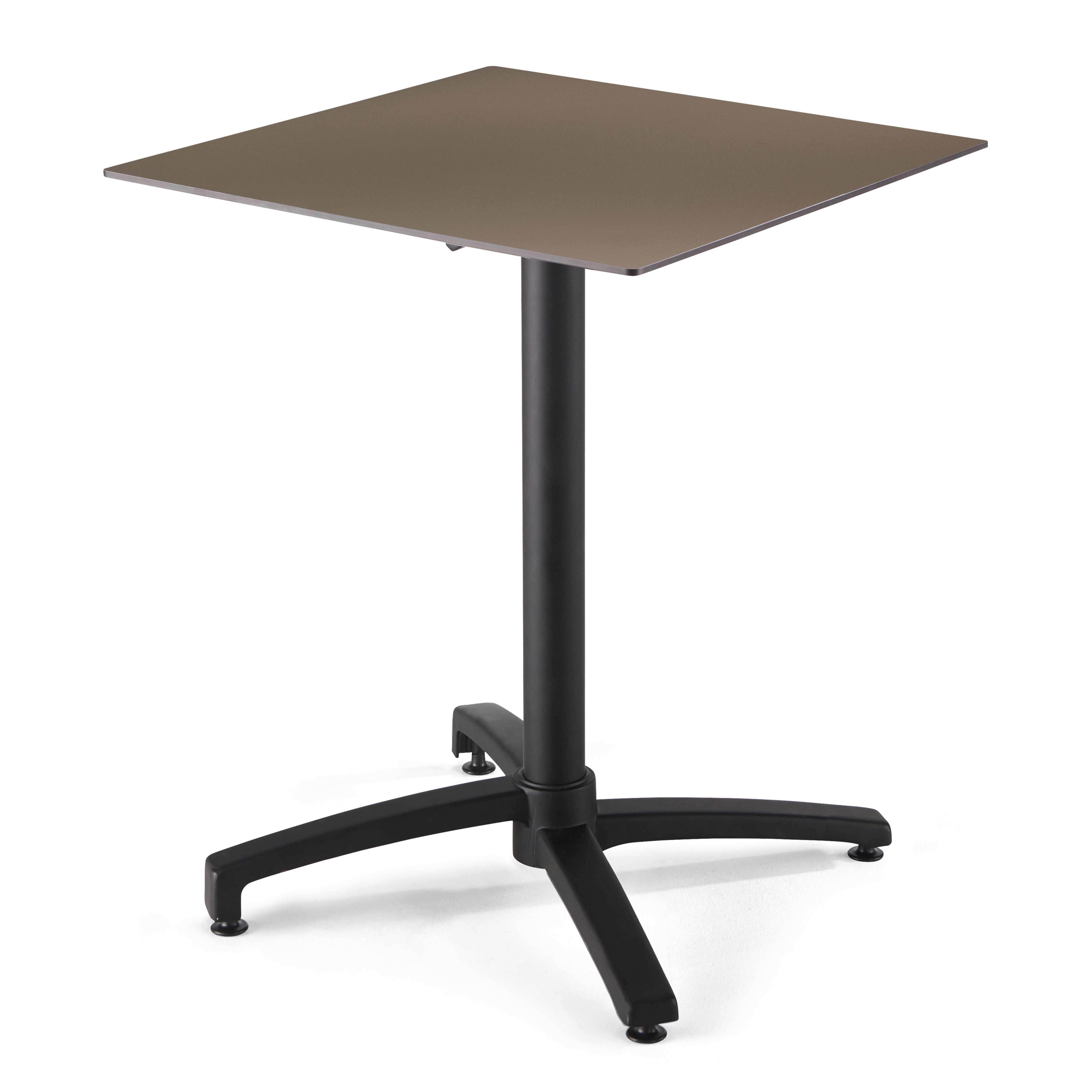 Oviala - Table de terrasse 60 cm inclinable stratifié en beton taupe Opéra - Oviala - Image 1