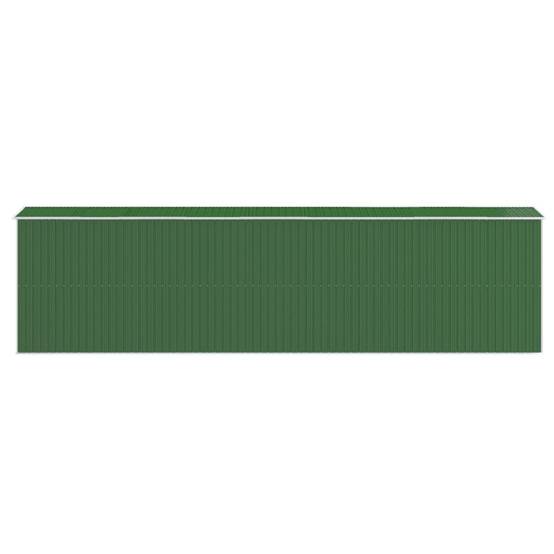 Vidaxl - Abri de jardin Vert 192x772x223 cm Métal galvanisé vidaXL 3147434 - Image 6