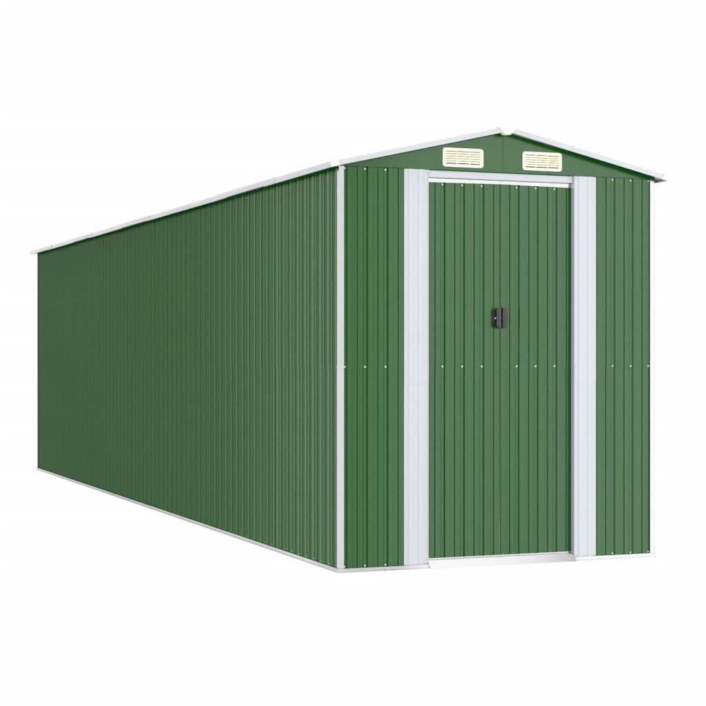 Vidaxl - Abri de jardin Vert 192x772x223 cm Métal galvanisé vidaXL 3147434 - Image 2