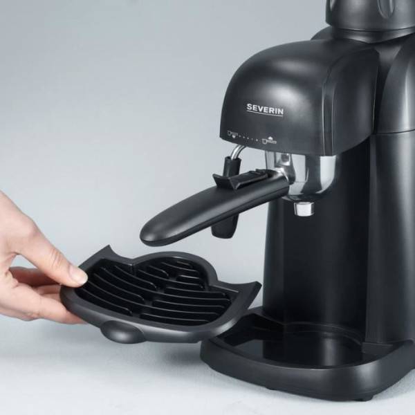 Severin - Machine a Cafe SEVERIN KA5978 Cafetiere Expresso, Vapeur pour Mousse de lait, Petite expresso, 4 tasses,Pompe 3,5 bars, - Image 2
