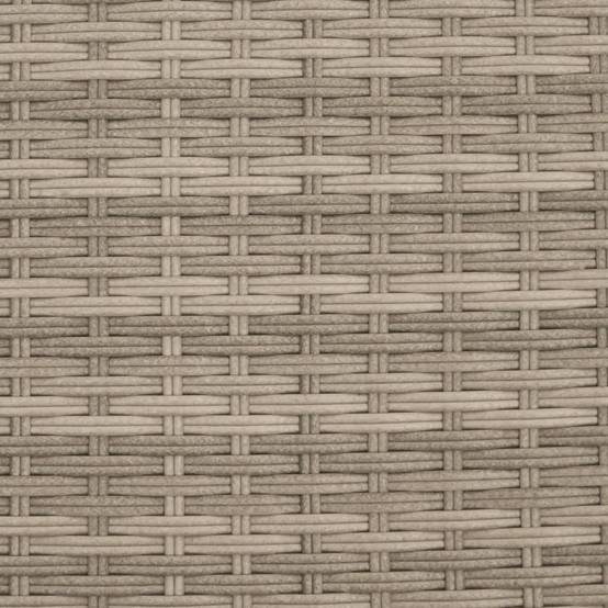 Chaise longue avec coussins gris clair résine tressée 204 x 55 x 69,5 cm - PANGIVO - Image 8