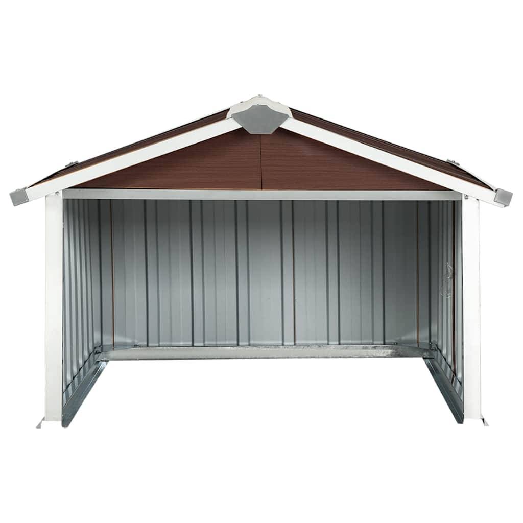 Vidaxl - Abri pour robot de jardin 92x97x63 cm Acier galvanisé Marron vidaXL 150910 - Image 9