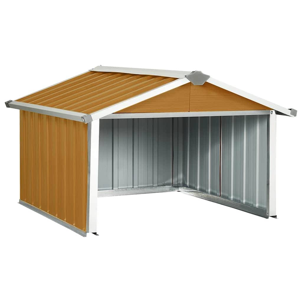 Vidaxl - Abri pour robot de jardin 92x97x63 cm Acier galvanisé Marron vidaXL 150910 - Image 2