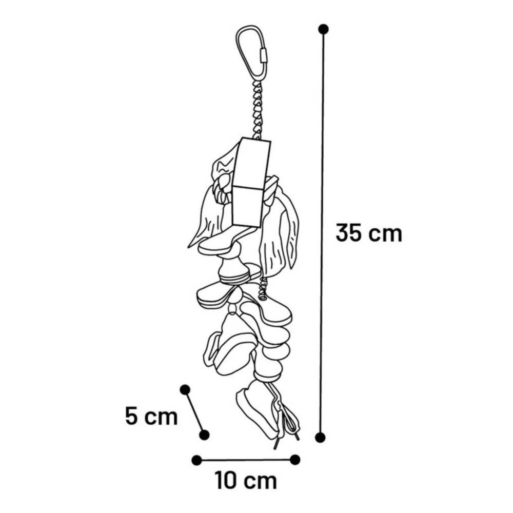 Jouet BOKO 35 cm pour perruches - Image 3