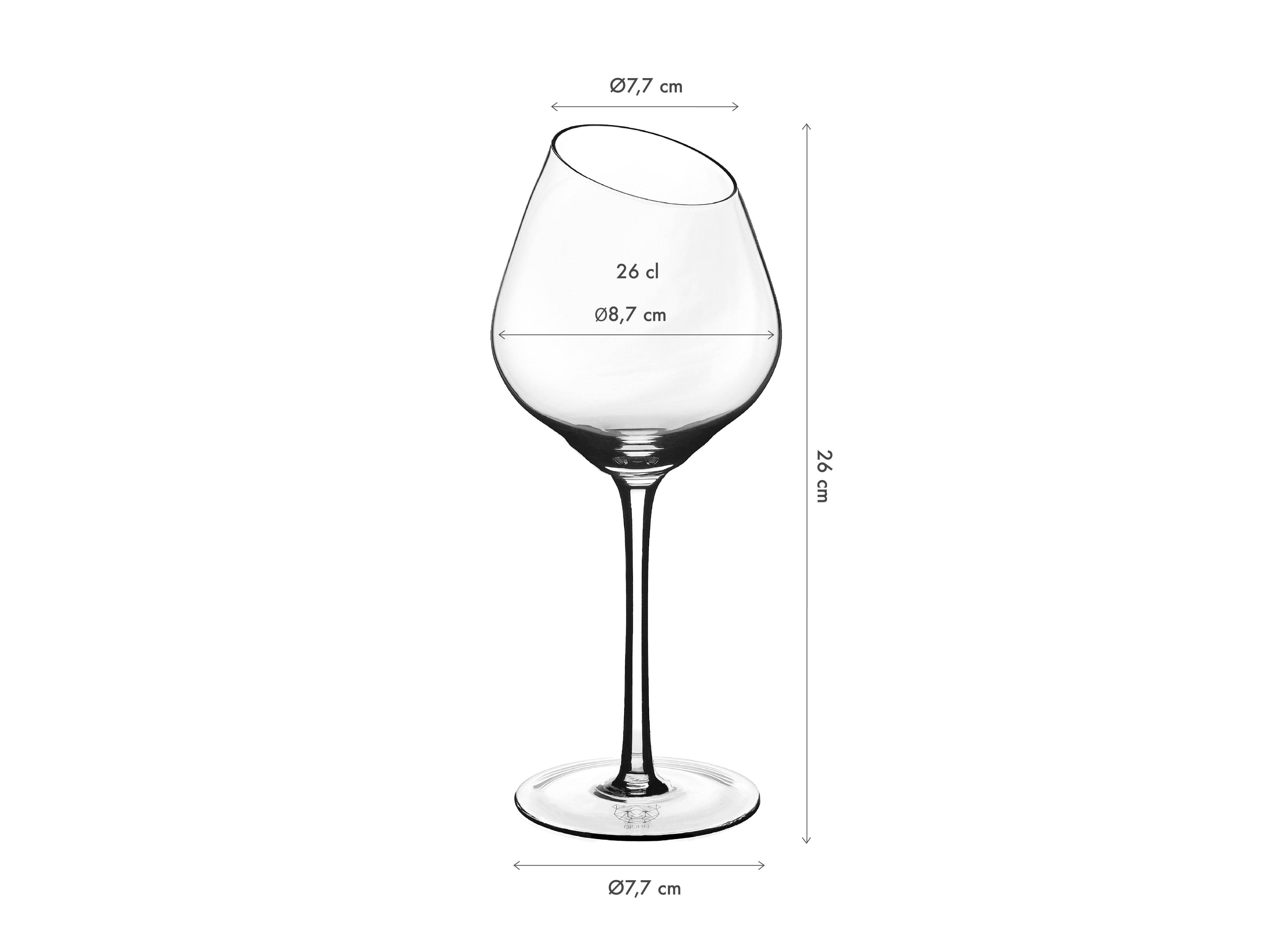 Lot de 6 Verres à vin en Cristallin (cristal sans plomb) "SVÄVA", Bjorn - Image 3