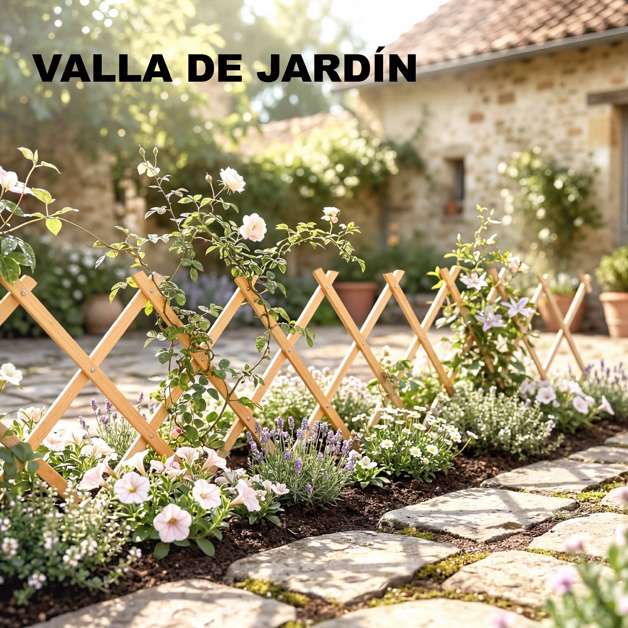 Treillis de jardin extensible bois sapin support plantes grimpantes 180x60cm marron - ComfortXL Outdoor Living - Image 7
