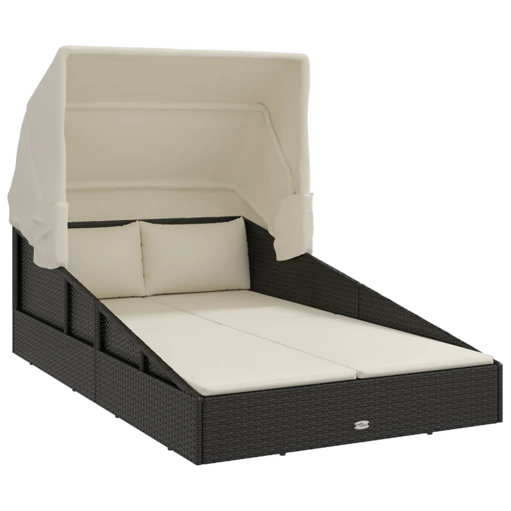 Prolenta Premium - Chaise longue pliante/transat Kaldor Blanc 200 X 114 X 128 cm - P87210B - Image 1