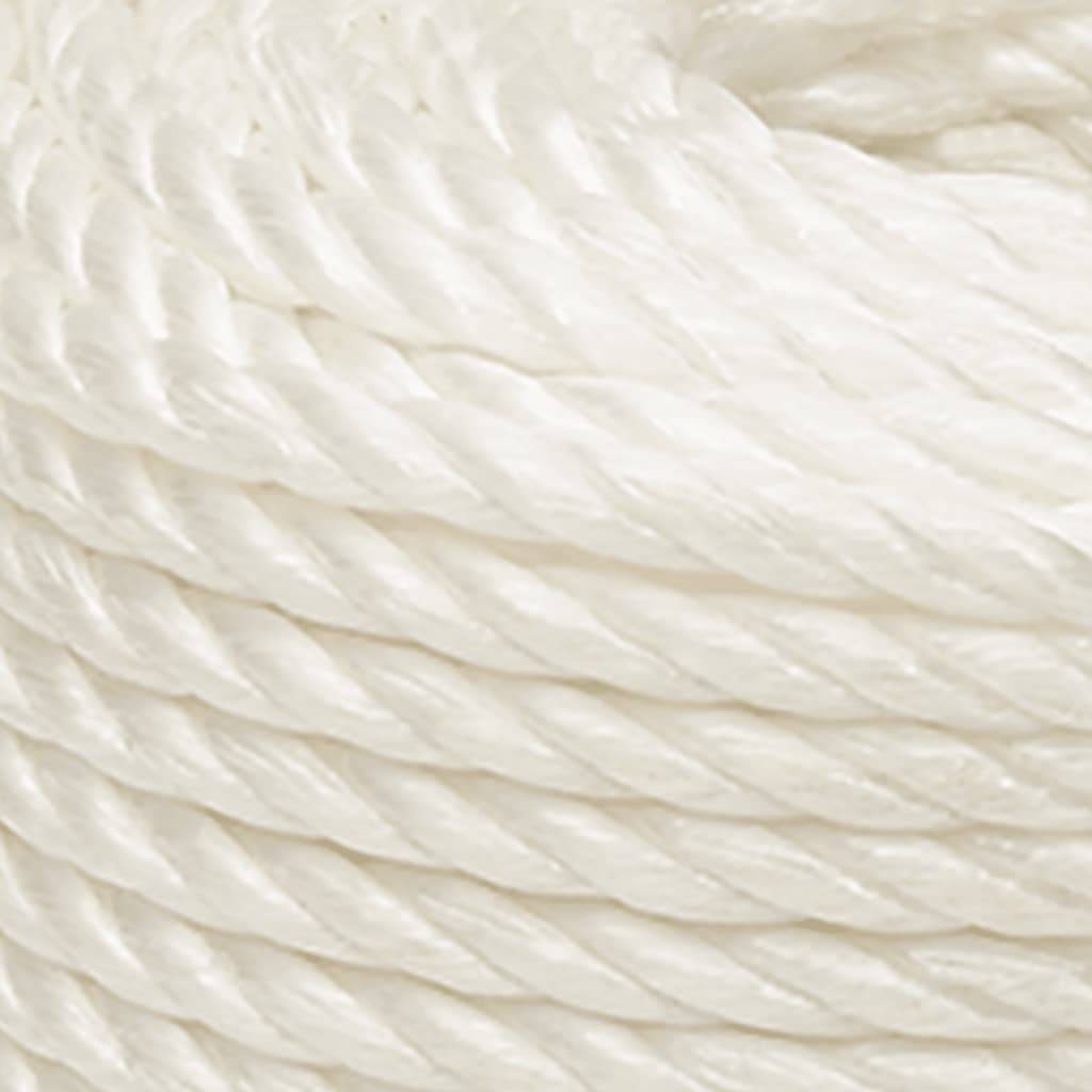 Corde de travail Blanc 10 mm 250 m polypropylène Maison Chic - Image 4