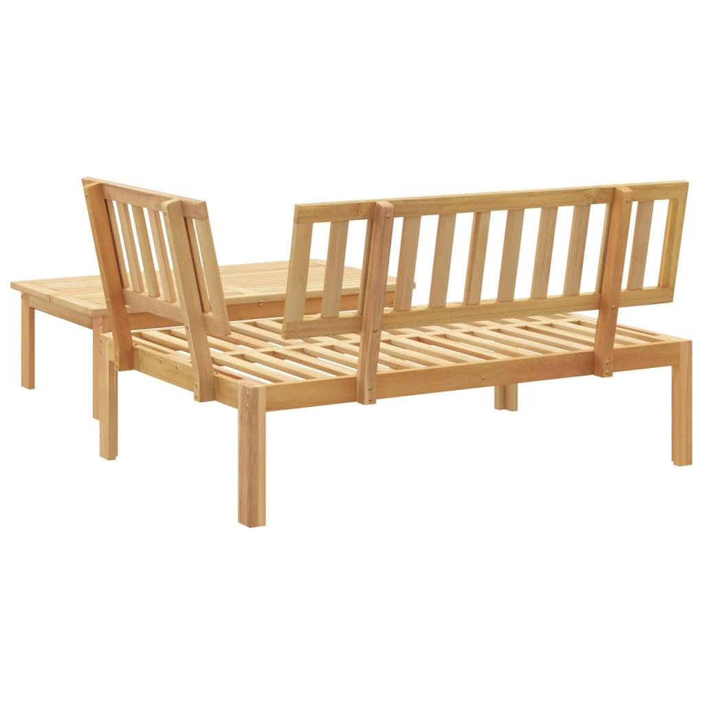 Vidaxl - Salon de jardin palette 2 pcs bois massif d'acacia vidaXL 365853 - Image 6