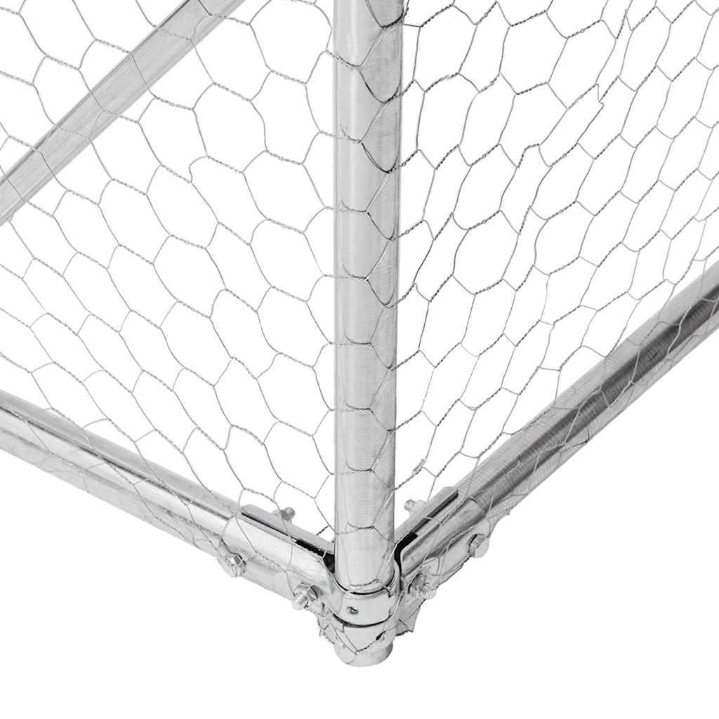 Vidaxl - Poulailler avec toit 2,5x4x2,25 m acier galvanisé vidaXL 3328526 - Image 4