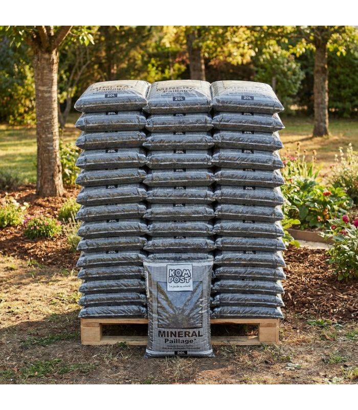 Paillage naturel ardoise grise 10-40 42 sacs de 20l - KOM35-42x20 - Image 1