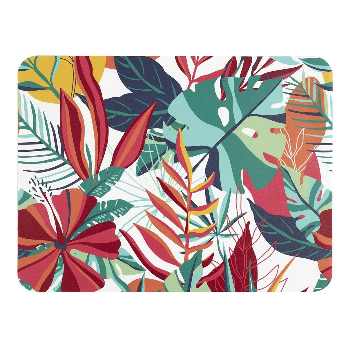 The Home Deco Factory - Set de Table "Paradis Exotique" 30x40cm Multicolore - Image 1
