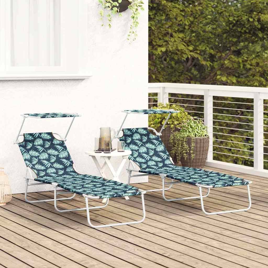 Vidaxl - Transat 2 pc Polyester Vert vidaXL 42003067 - Image 4